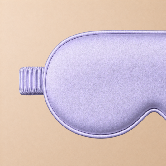 3D Silk Blackout Sleep Mask - Lavendel