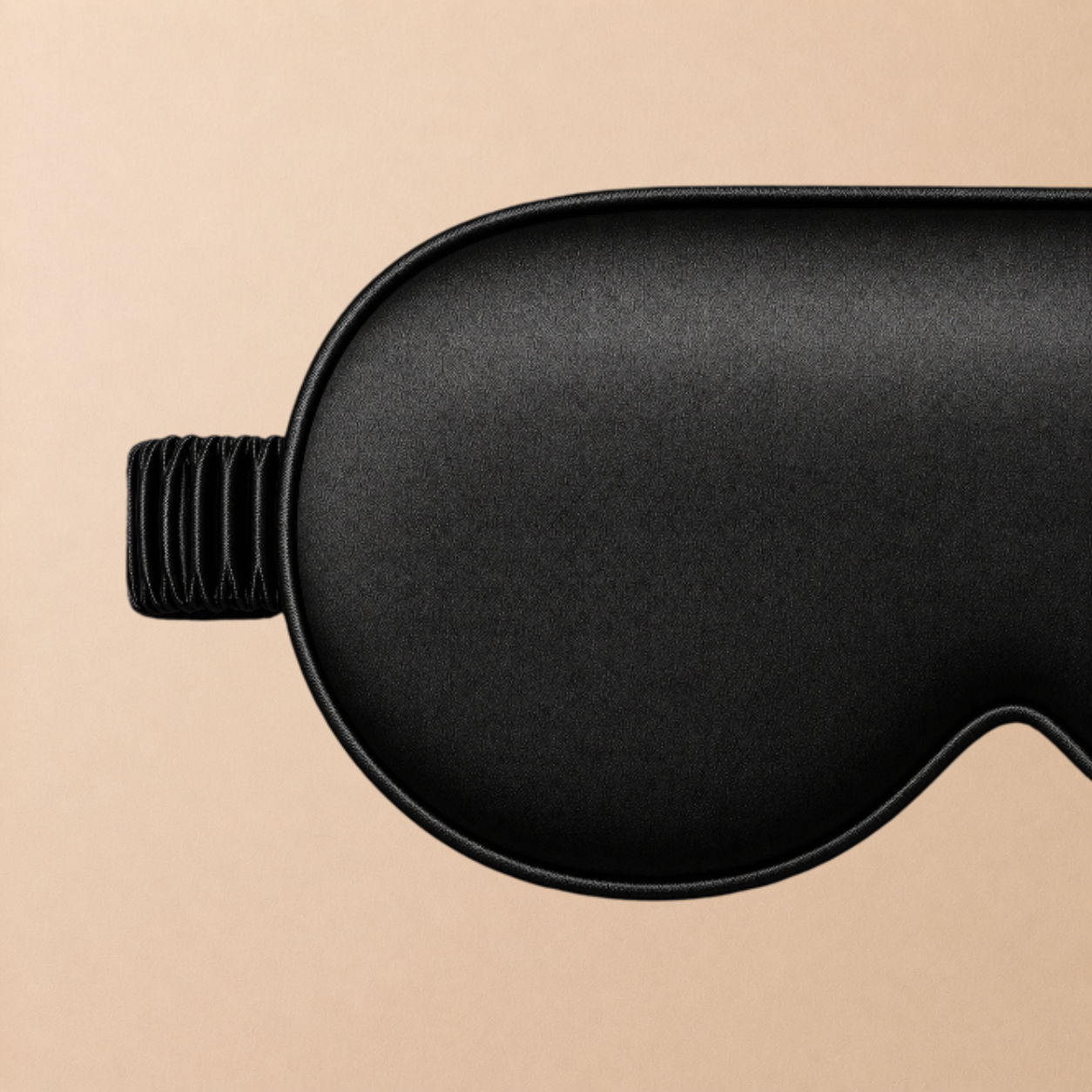 3D Silk Blackout Sleep Mask - Zwart
