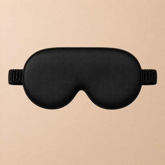 3D Silk Blackout Sleep Mask - Zwart