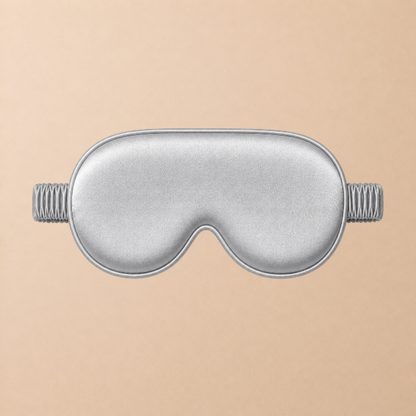 3D Silk Blackout Sleep Mask - Zilver